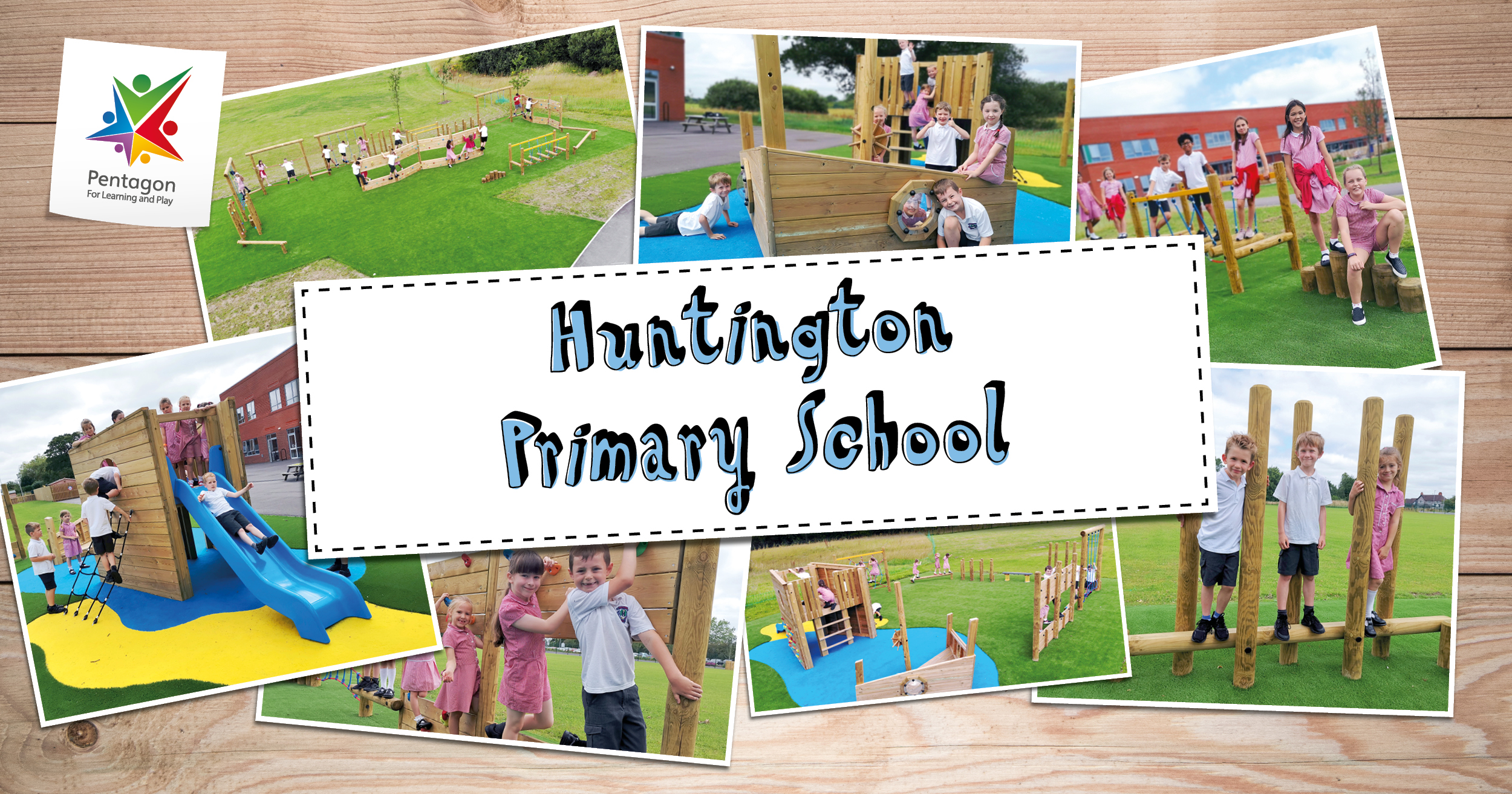 Huntington Primary School’s Playground Equipment Pentagon Play